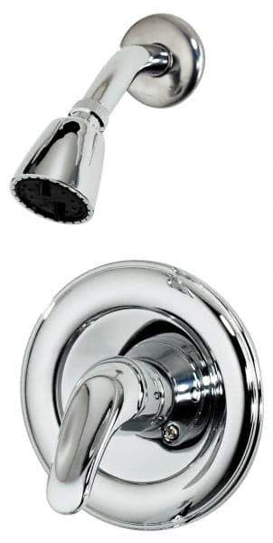 B&K Mueller - Concealed, One Handle, Chrome Coated, Brass, Valve and Shower Head - Lever Handle, Metal Handle - Eagle Tool & Supply