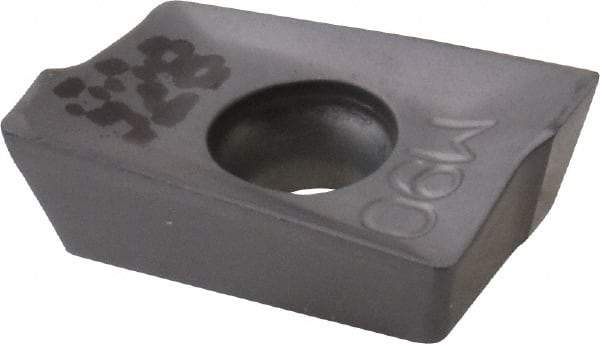 Iscar - HM90 APCT100302 Grade IC928 Carbide Milling Insert - TiAlN Finish, 0.139" Thick, 0.2mm Corner Radius - Eagle Tool & Supply