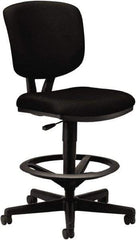 Hon - Swivel & Adjustable Stools Type: Adjustable Height Stool Base Type: Swivel - Eagle Tool & Supply