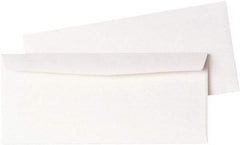 Quality Park - 9-1/2" Long x 4" Wide Gummed Flap Plain White Envelope - 24 Lb Paper Weight - Eagle Tool & Supply