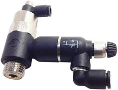 Legris - Speed & Flow Control Valves   Valve Type: Piloted Non-Return w/Flow Regulator & Exhaust    Male Thread Size: 1/4 - Eagle Tool & Supply