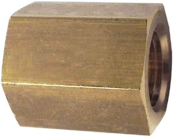 Legris - 3/4 Female Thread, Brass Industrial Pipe Coupling - FBSPP, 3,626 psi - Eagle Tool & Supply