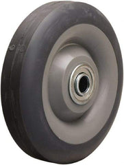 Hamilton - 5 Inch Diameter x 1-3/8 Inch Wide, Rubber on Thermoplastic Caster Wheel - 275 Lb. Capacity, 1-9/16 Inch Hub Length, 1/2 Inch Axle Diameter, Stainless Steel Ball Bearing - Eagle Tool & Supply