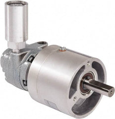 Gast - 0.32 hp Reversible Face Air Actuated Motor - 15:1 Gear Ratio, 350 Max RPM, 1.38" Shaft Length, 1/2" Shaft Diam - Eagle Tool & Supply