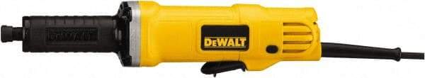 DeWALT - 1/4 Inch Collet, 25,000 RPM, Inline, Electric Die Grinder - 120 Volt, 0.4425 Hp, 4.2 Amp, 6.5 Ft. Long Cord - Eagle Tool & Supply