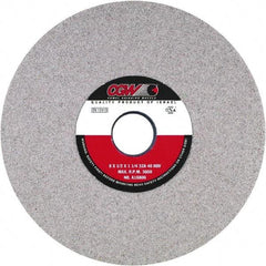 Camel Grinding Wheels - 7" Diam x 1-1/4" Hole x 1" Thick, J Hardness, 46 Grit Surface Grinding Wheel - Aluminum Oxide, Type 5, Medium Grade, Vitrified Bond, One-Side Recess - Eagle Tool & Supply