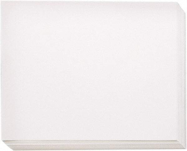 Pacon - White Four Ply Poster Board, 28 x 22 Inch, 100 per Carton, Easel Pad - For Use with Easel Stands, Tabletops or Any Supporting Surface - Eagle Tool & Supply