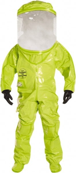 Dupont - Size L Yellow Chemical & Disposable Encapsulated Suit - Eagle Tool & Supply