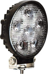 Buyers Products - 12 to 24 Volt, Clear Flood Beam Light - 1.5 Amps, 1,350 Lumens, 6 LED Lamp - Eagle Tool & Supply