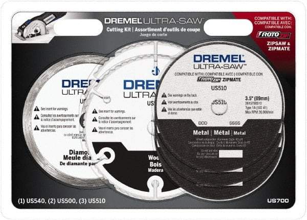 Dremel - Rotary Cut-Off Wheel Set - Use with Ultra Saw - Eagle Tool & Supply