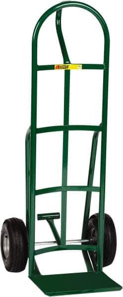 Little Giant - 800 Lb Capacity 49" OAH Hand Truck - 12 x 14" Base Plate, Loop Handle, Steel, Pneumatic Wheels - Eagle Tool & Supply