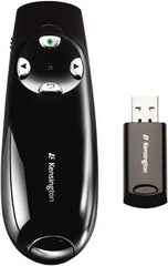 Kensington - Black Wireless Presenter - Use with Windows Vista, 7, Windows 8 - Eagle Tool & Supply