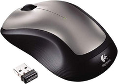 Logitech - Silver Mouse - Use with Windows XP, Vista, 7, 8 - Eagle Tool & Supply