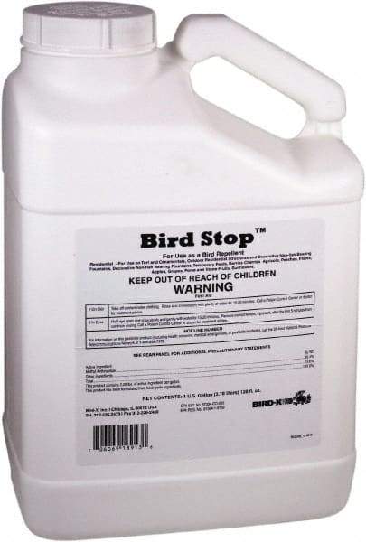 Bird-X - 1 Gal Liquid Bird Repellent - Targets Geese, Pigeons, Sparrows, Starlings, Gulls, Ducks - Eagle Tool & Supply