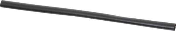 Made in USA - 6" Long, 2:1, PVC Heat Shrink Electrical Tubing - Black - Eagle Tool & Supply