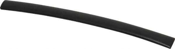 Made in USA - 6" Long, 2:1, PVC Heat Shrink Electrical Tubing - Black - Eagle Tool & Supply