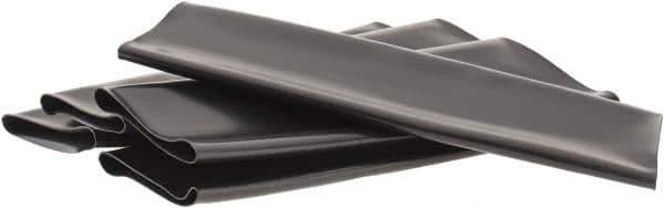 Made in USA - 6" Long, 2:1, PVC Heat Shrink Electrical Tubing - Black - Eagle Tool & Supply