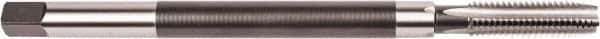 Union Butterfield - 3/8-16 UNC, 3B Class of Fit, 4 Flute Plug Hand Pulley Tap - High Speed Steel, Bright Finish, Right Hand Flute, H3 Thread Limit, 8" OAL, 3/8" Shank Diam - Eagle Tool & Supply