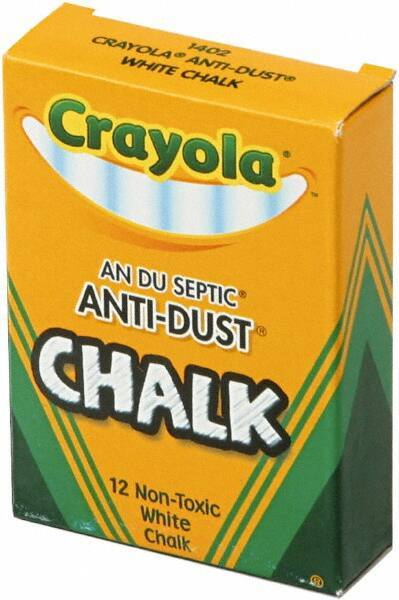 Crayola - Chalk Display/Marking Boards Accessory Type: Nontoxic Anti-Dust Chalks For Use With: Chalk Boards - Eagle Tool & Supply