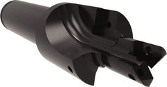 Allied Machine and Engineering - ISO 11926-1, MS 16142, SAE J1926-1 Standard, 1/2-20" Thread, 5 Tube Dash Number, 12° Porting Angle, 29/64" Pilot Diam, 5/8" Shank Diam, Indexable Spade Blade Insert Porting Tool - 2 Porting Inserts, 3.652" Overall Length - Eagle Tool & Supply