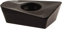 Seco - XOMX10T308 M09 Grade T350M Carbide Milling Insert - TiCN/Al2O3 Finish, 0.151" Thick, 0.27" Inscribed Circle - Eagle Tool & Supply