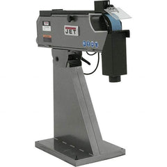 Jet - 79" Long x 3" Wide Belt Grinder - 4 hp, 220 Volts - Eagle Tool & Supply