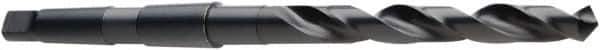 DORMER - 10mm, 1MT 118° Point High Speed Steel Taper Shank Drill Bit - Oxide Finish, 87mm Flute Length, 168mm OAL, Spiral Flute, Series A130 - Eagle Tool & Supply