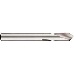 DORMER - 12mm Body Diam, 90°, 102mm OAL, High Speed Steel Spotting Drill - Eagle Tool & Supply