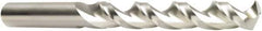 DORMER - 18mm 130° Cobalt Jobber Drill - Bright Finish, Right Hand Cut, Spiral Flute, Straight Shank, 191mm OAL, Special Type Point - Eagle Tool & Supply