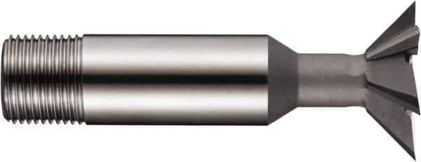 DORMER - 28mm Diam x 8.5mm Width of Cut, 45° Included Angle, High Speed Steel Dovetail Cutter - Uncoated - Eagle Tool & Supply