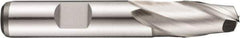 DORMER - 17mm Diam, 19mm LOC, 2 Flute Powdered Metal Keyway End Mill - Spiral Flute, Uncoated, 16mm Shank Diam, 79mm OAL, 30° Helix, Centercutting - Eagle Tool & Supply