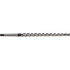 DORMER - 5mm Pin, 1/4" Diam, 0.1931" Small End, Morse Taper Shank, 73mm Flute, Taper Pin Reamer - Eagle Tool & Supply