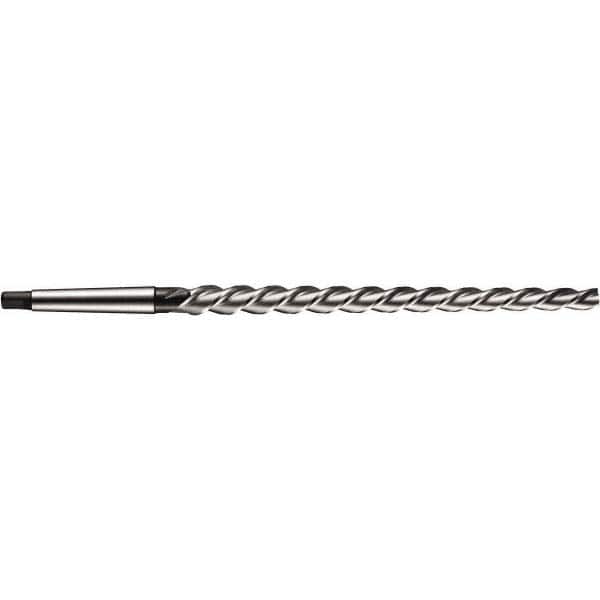 DORMER - 14mm Pin, 0.699" Diam, 0.5461" Small End, Morse Taper Shank, 194mm Flute, Taper Pin Reamer - Eagle Tool & Supply