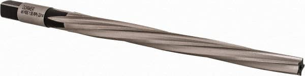 DORMER - 5mm Pin, 1/4" Diam, 0.1931" Small End, 6.3mm Diam Straight Shank, 73mm Flute, Taper Pin Reamer - Eagle Tool & Supply
