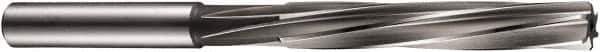 DORMER - 12mm High Speed Steel 6 Flute Chucking Reamer - Spiral Flute, 11.98mm Straight Shank, 76mm Flute Length, 152mm OAL - Eagle Tool & Supply
