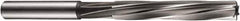DORMER - 15/64" High Speed Steel 6 Flute Chucking Reamer - Spiral Flute, 5.93mm Straight Shank, 47mm Flute Length, 93mm OAL - Eagle Tool & Supply