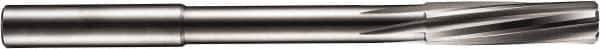 DORMER - 8.03mm Solid Carbide 6 Flute Chucking Reamer - Spiral Flute, 8mm Straight Shank, 33mm Flute Length, 117mm OAL - Eagle Tool & Supply