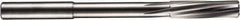 DORMER - 12.05mm Solid Carbide 6 Flute Chucking Reamer - Spiral Flute, 12mm Straight Shank, 44mm Flute Length, 151mm OAL - Eagle Tool & Supply