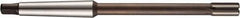 DORMER - 17mm Solid Carbide 6 Flute Chucking Reamer - Straight Flute, 2MT Morse Taper Shank, 22mm Flute Length, 214mm OAL - Eagle Tool & Supply