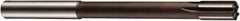 DORMER - 18mm Solid Carbide 6 Flute Chucking Reamer - Straight Flute, 14mm Straight Shank, 22mm Flute Length, 182mm OAL - Eagle Tool & Supply