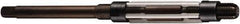 DORMER - Size 00, 7.2 to 8mm Variable Diam, Straight Shank Hand Adjustable Reamer - Straight Flute, 4.33" OAL, Right Hand Cut, 4 Flutes, High Speed Steel, Bright Finish - Eagle Tool & Supply
