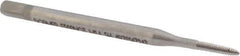 DORMER - M1.4x0.30 Metric Coarse 6H 2 Flute Bright Finish High Speed Steel Straight Flute Machine Tap - Bottoming, Right Hand Thread, 40mm OAL, 6mm Thread Length, Oversize - Eagle Tool & Supply