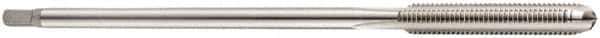 DORMER - M5x0.80 Metric Coarse 6H 3 Flute Bright Finish Cobalt Straight Flute Machine Tap - Taper, Right Hand Thread, 100mm OAL, 28mm Thread Length, Oversize - Exact Industrial Supply