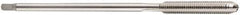 DORMER - M10x1.50 Metric Coarse 6H 3 Flute Bright Finish Cobalt Straight Flute Machine Tap - Bottoming, Right Hand Thread, 140mm OAL, 45mm Thread Length, Oversize - Eagle Tool & Supply