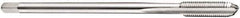 DORMER - 5/16-24 UNF 2B 3 Flute Bright Finish Cobalt Straight Flute Machine Tap - Bottoming, Right Hand Thread, 90mm OAL, 18mm Thread Length, Oversize - Exact Industrial Supply