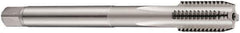 DORMER - M14x2.00 Metric Coarse 6H 3 Flute Bright Finish Cobalt Straight Flute Machine Tap - Bottoming, Left Hand Thread, 110mm OAL, 25mm Thread Length, Oversize - Eagle Tool & Supply