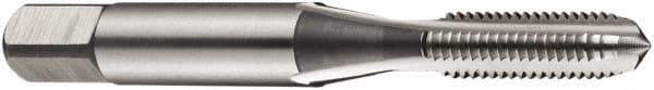 DORMER - 3/4-10 UNC 2B 4 Flute Bright Finish High Speed Steel Straight Flute Standard Hand Tap - Bottoming, Right Hand Thread, 95mm OAL, 34mm Thread Length, Oversize - Eagle Tool & Supply