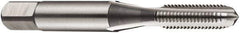 DORMER - M10x1.50 Metric Coarse 6H 3 Flute Bright Finish High Speed Steel Straight Flute Standard Hand Tap - Bottoming, Left Hand Thread, 70mm OAL, 22mm Thread Length, Oversize - Exact Industrial Supply
