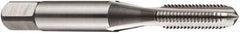 DORMER - M16x2.00 Metric Coarse 6H 4 Flute Bright Finish High Speed Steel Straight Flute Standard Hand Tap - Bottoming, Right Hand Thread, 80mm OAL, 25mm Thread Length, Oversize - Exact Industrial Supply
