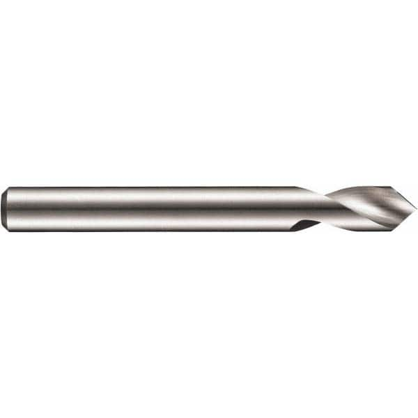 DORMER - 6mm Body Diam, 90°, 66mm OAL, Solid Carbide Spotting Drill - Eagle Tool & Supply